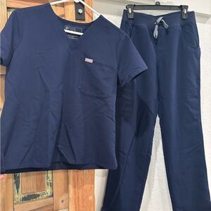 Figs navy Medical Scrub Set